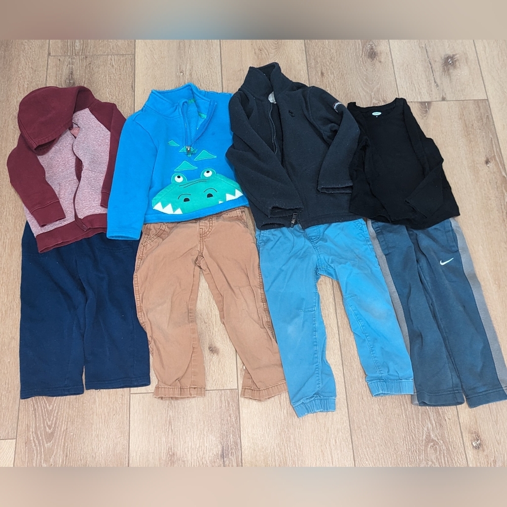Boy's Lot 3t Outfits Fall Winter Jackets Timberland Shirts Pants Nike Cat & Jack